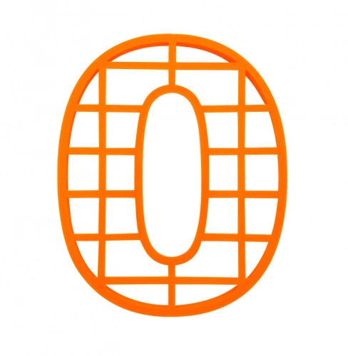 Форма для торта цифра "0"