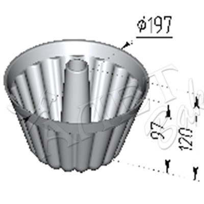 Кексница  197/97 (197 х 120 х 97 мм)