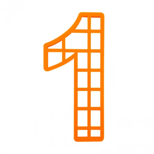 Форма для торта цифра "1"