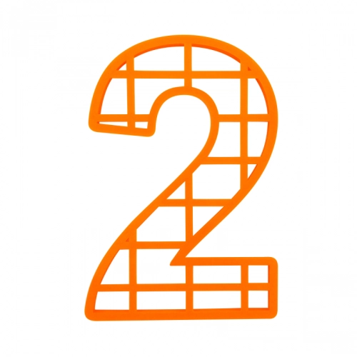 Форма для торта цифра "2"