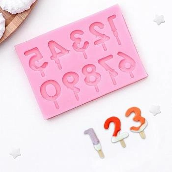 Молд силиконовый "Цифры для торта", 9,5х6,5 см