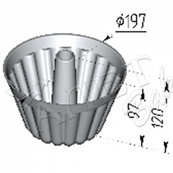 Кексница  197/97 (197 х 120 х 97 мм)