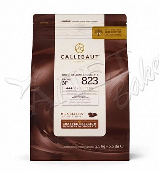 Шоколад Callebaut Молочный в галетах, 33,6% какао, 2,5 кг