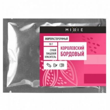 Краситель сухой жирорастворимый MIXIE Королевский бордовый 10 гр.