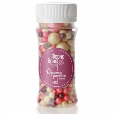 Посыпка кондитерская "Форно боно", вкусный декор микс №112, 50 гр