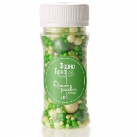 Посыпка кондитерская "Форно боно", вкусный декор микс №111, 50 гр