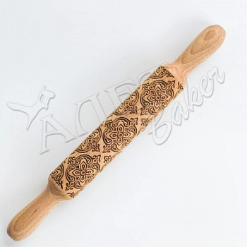 Скалка "Мусульманский орнамент", 35х18,5х4 см
