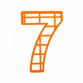 Форма для торта цифра "7"