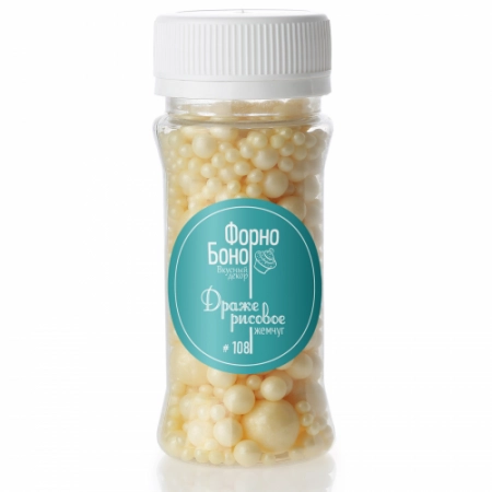 Посыпка кондитерская "Форно боно", вкусный декор микс №108, 50 гр