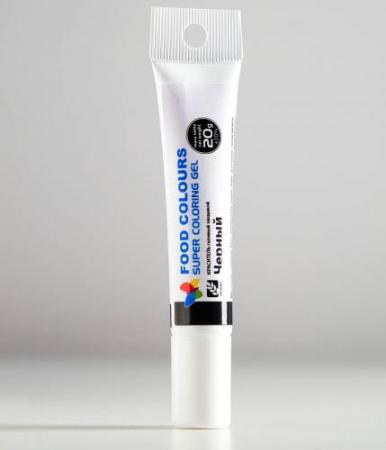 Краситель гелевый Food Colours Черный, WSG-Т03, 20гр. 